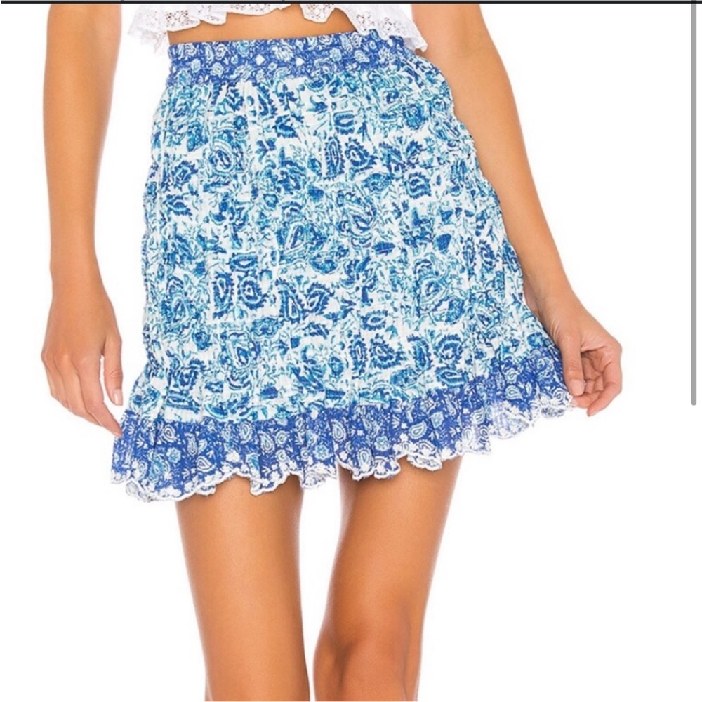 HEMANT & NANDITA Suho skirt in Blue Size XS, excellent condition, worn once